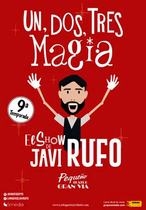 Cartel de Javi Rufo: 1, 2, 3... ¡Magia!
