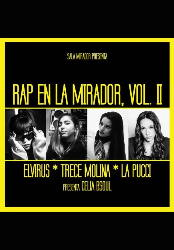 Cartel de Rap en La Mirador