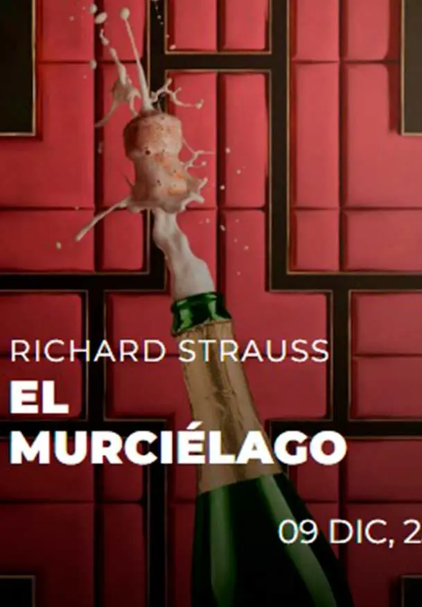 Cartel de Johann Strauss: El murciélago