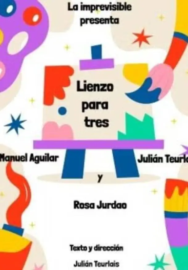 Cartel de Lienzo para tres