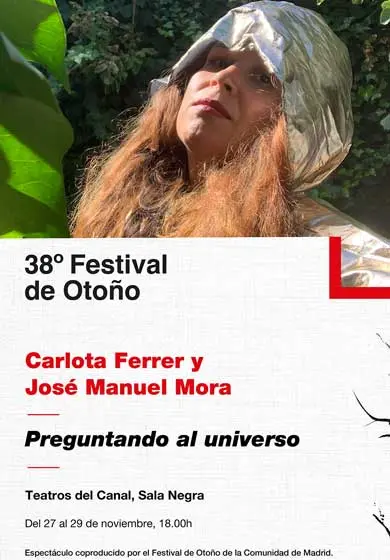Cartel de Carlota Ferrer y José Manuel Mora: Preguntando al universo
