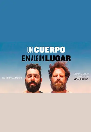 Cartel de Un cuerpo en algún lugar