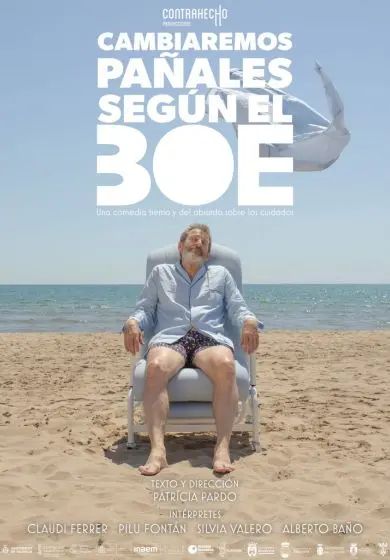 Cartel de Cambiaremos pañales según el BOE