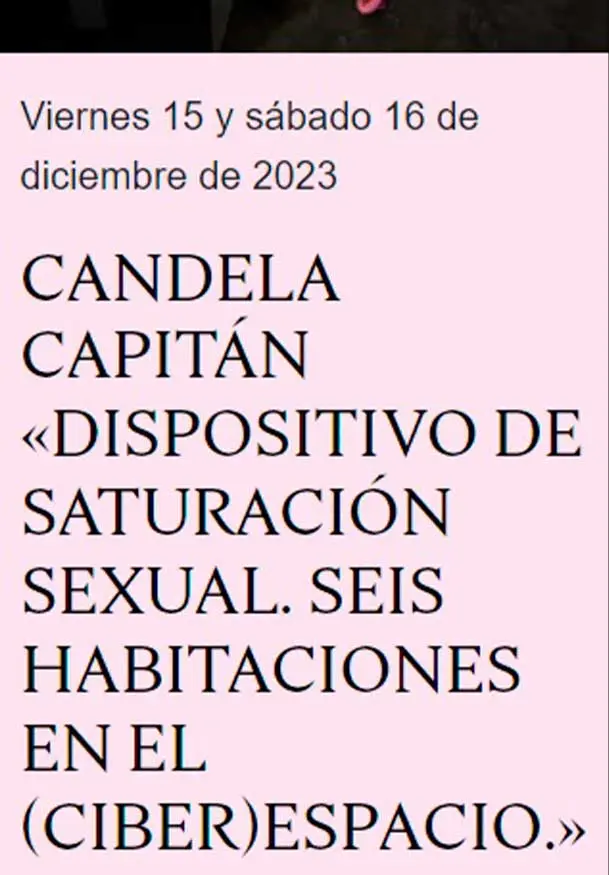 Cartel de Dispositivo de saturación sexual