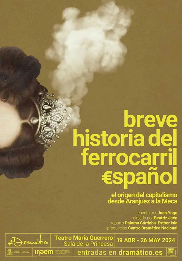 Cartel de Breve historia del ferrocarril español