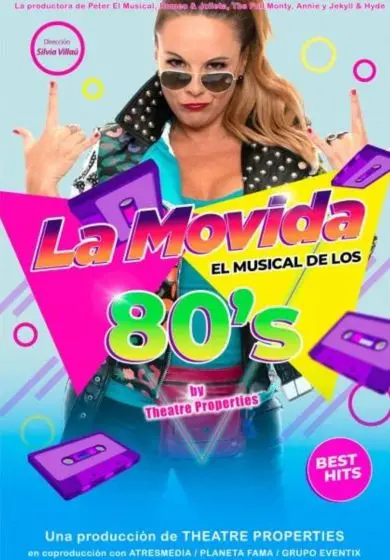 Cartel de La movida, el musical de los 80