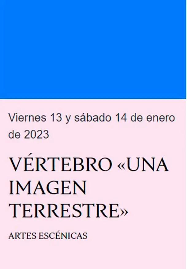 Cartel de Una imagen terrestre