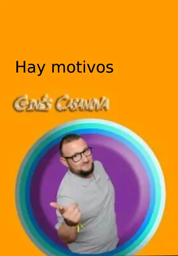 Cartel de Hay motivos. Gines Casanova