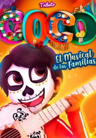 Cartel de Coco, el musical de las familias
