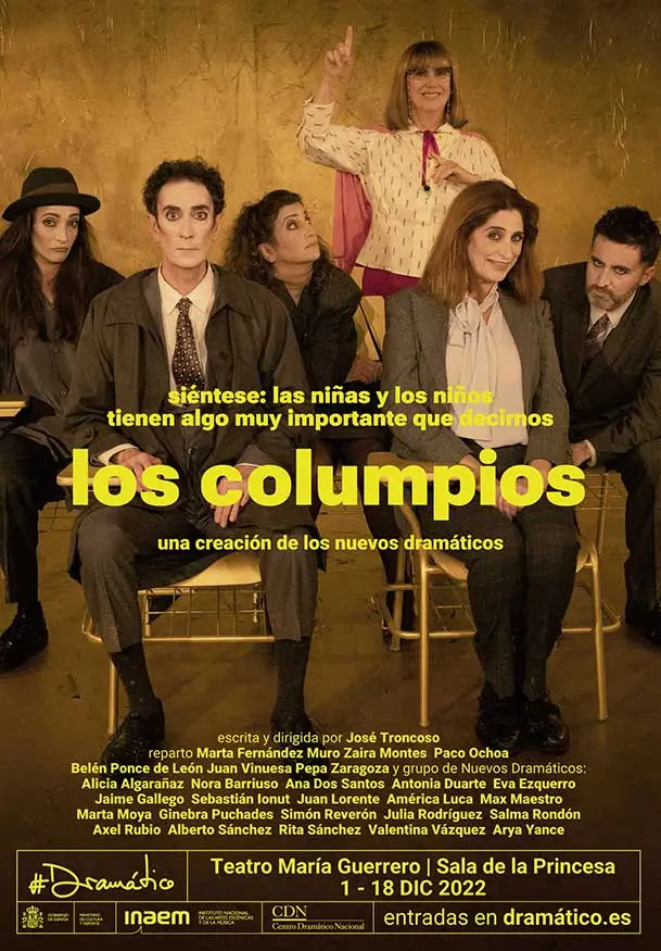 Cartel de Los columpios