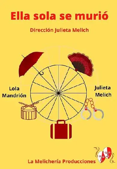 Cartel de Ella sola se murió