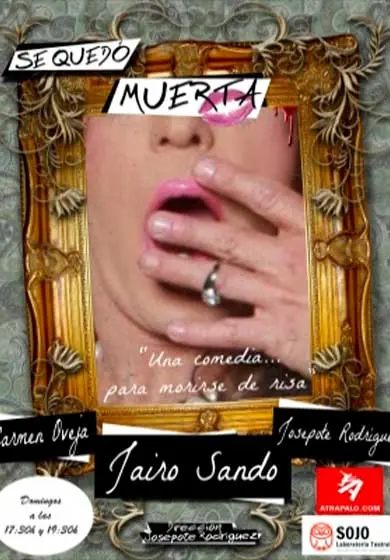 Cartel de Se quedó muerta