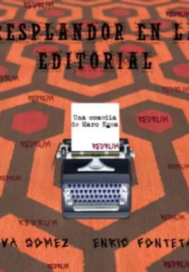 Cartel de Resplandor en la editorial