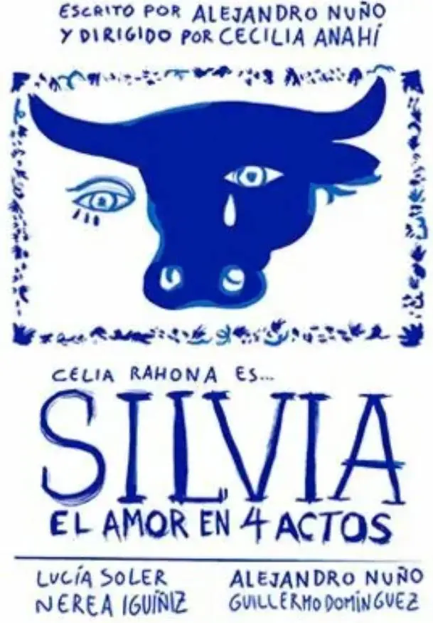 Cartel de Sílvia, el amor en cuatro actos