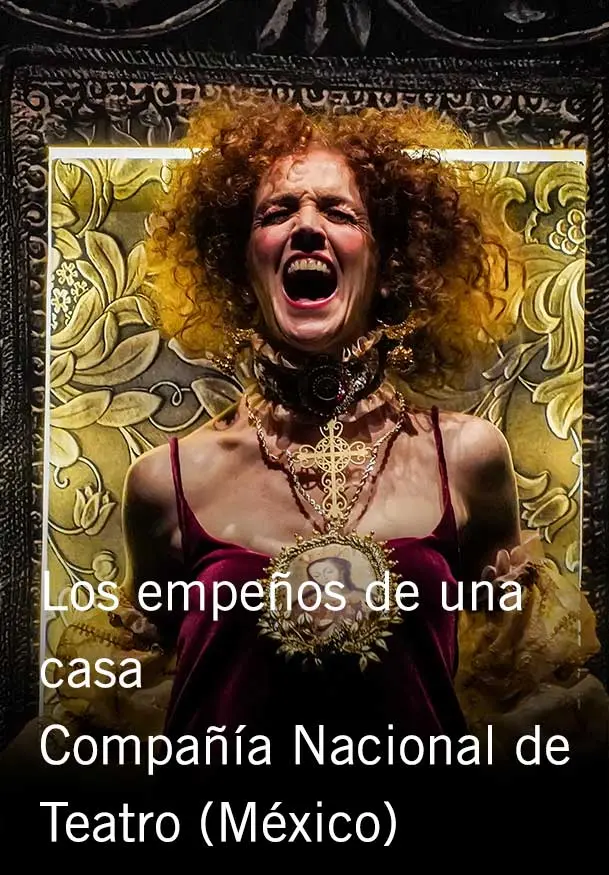 Cartel de Los empeños de una casa - Compañía Nacional de Teatro (México)