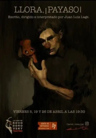 Cartel de Llora Payaso