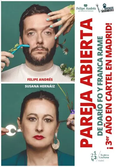 Cartel de Pareja abierta