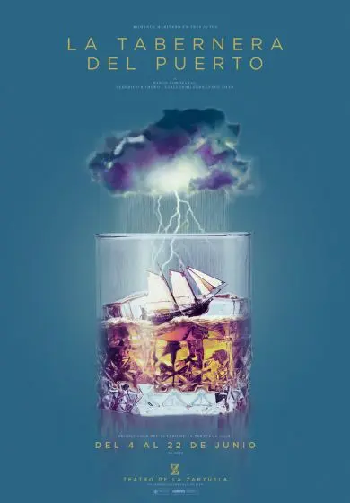 Cartel de La tabernera del puerto