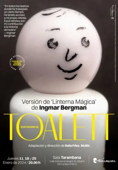 Cartel de Toalett (con acceso a)