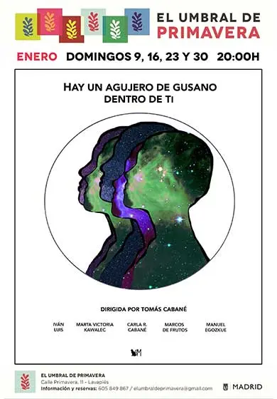 Cartel de Hay un agujero de gusano dentro de ti