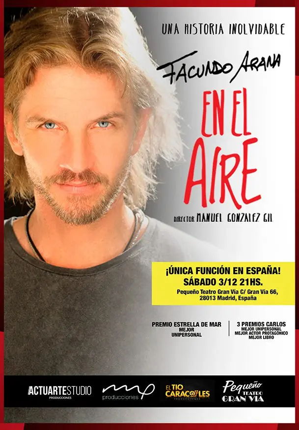 Cartel de Facundo Arana: En el aire