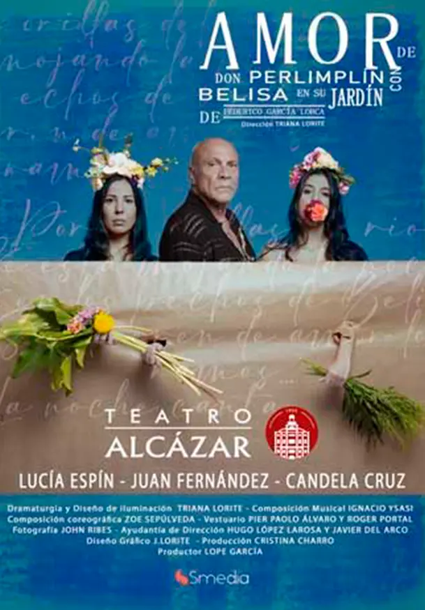 Cartel de Amor de don Perlimplín con Belisa en su jardín - Triana Lorite