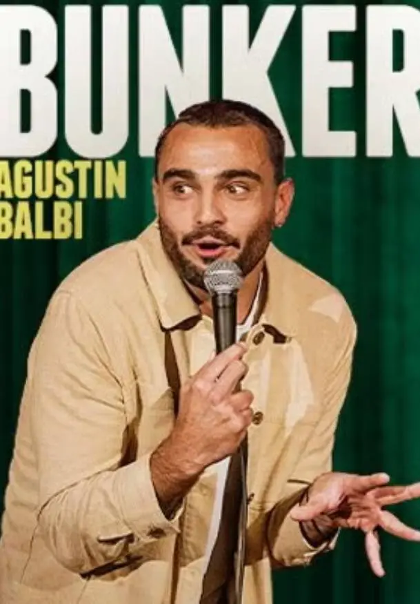 Cartel de Bunker: un monólogo de Agustín Balbi