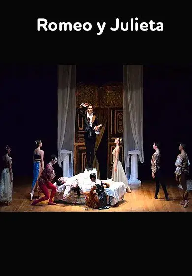 Cartel de Romeo y Julieta, danza clásica