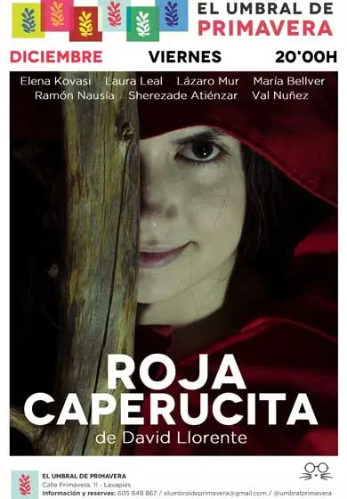 Cartel de Roja Caperucita