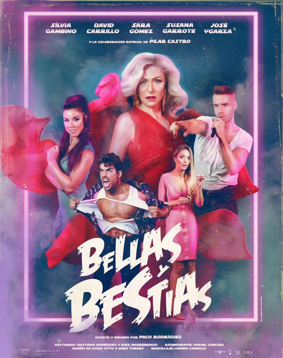 Cartel de Bellas y bestias