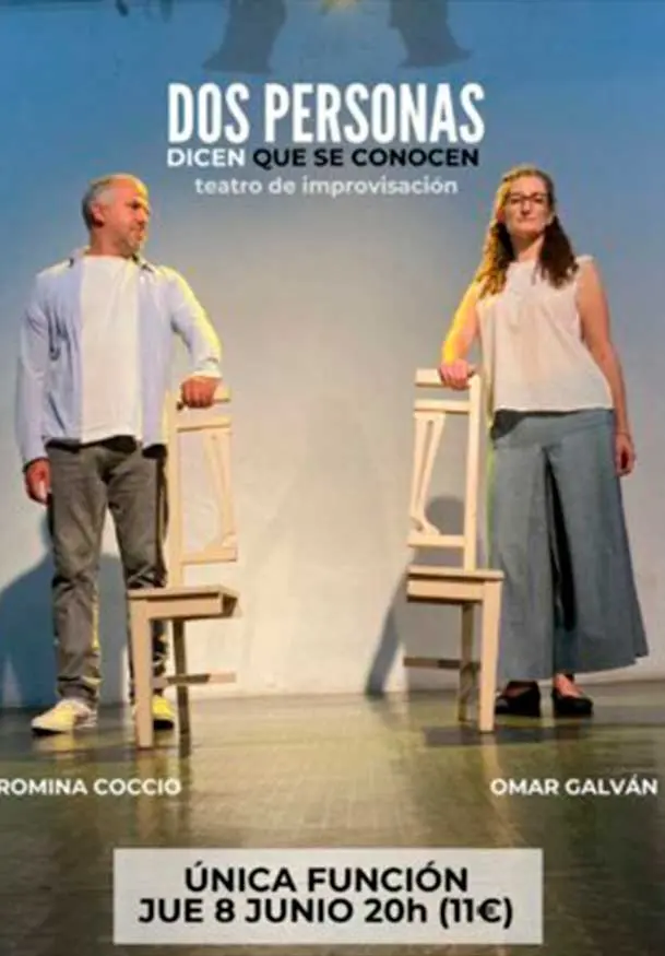 Cartel de Dos personas dicen que se conocen