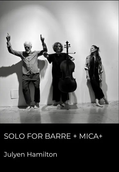 Cartel de SOLO FOR BARRE + MICA+
