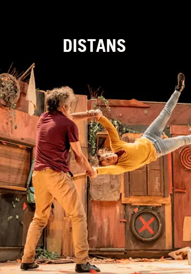 Cartel de Vol'e Temps Circo Teatro Danza: DistanS