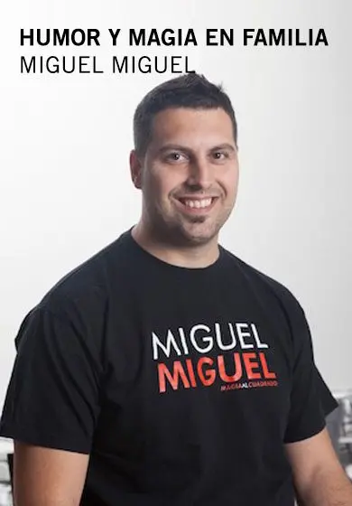 Cartel de Humor y magia en familia