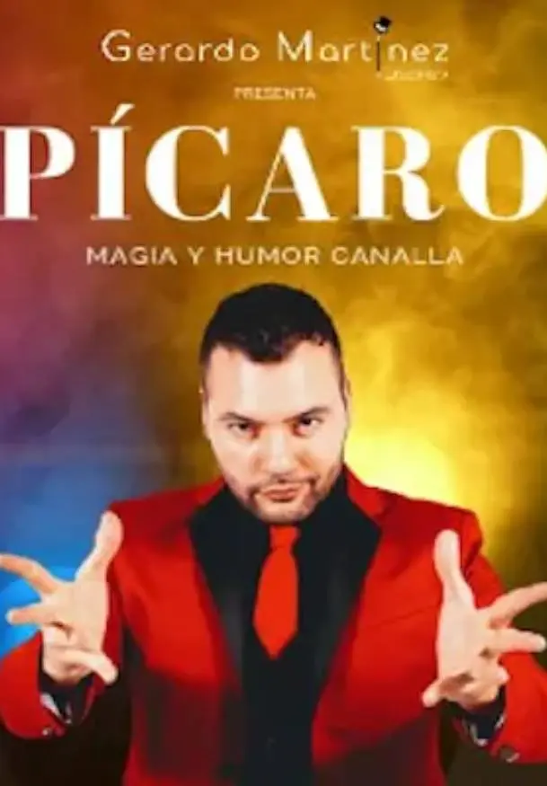 Cartel de Pícaro, magia y humor canalla