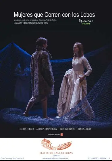 Cartel de Mujeres que corren con los lobos