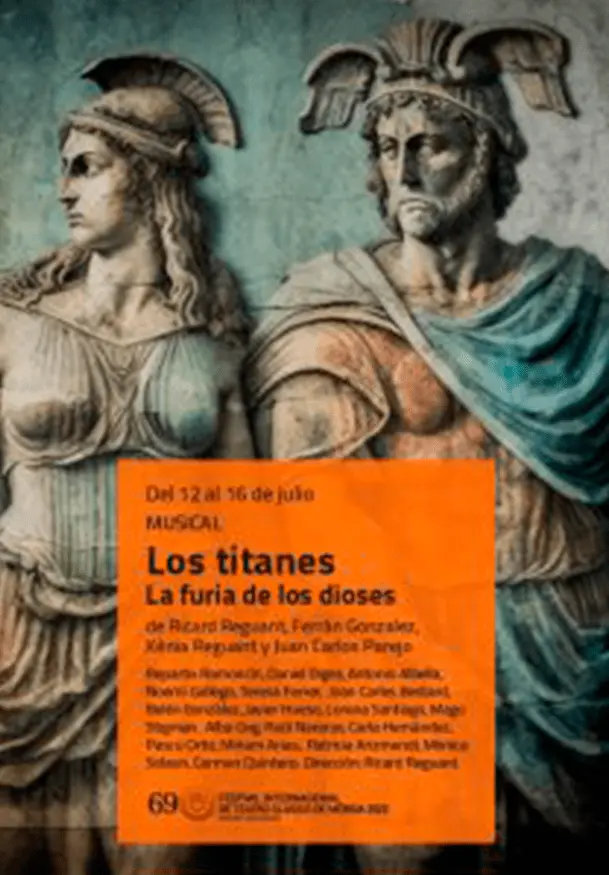 Cartel de Los titanes. La furia de los dioses