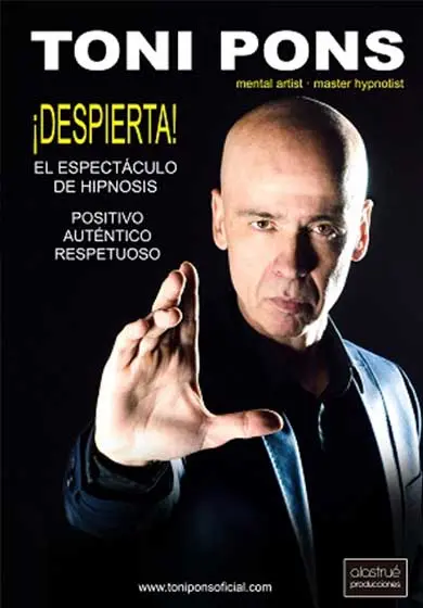 Cartel de Toni Pons: ¡Despierta!