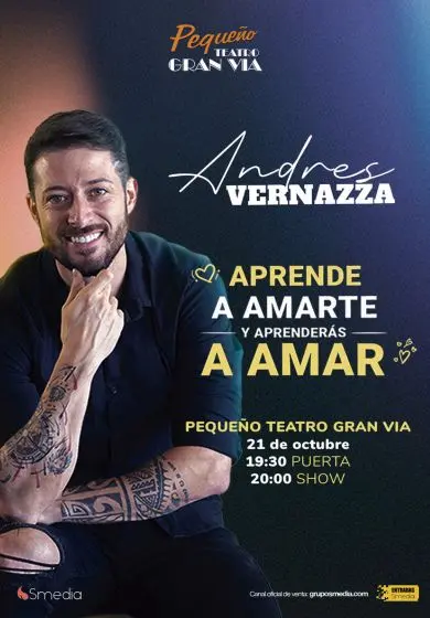 Cartel de Aprende a amarte y aprenderás a amar