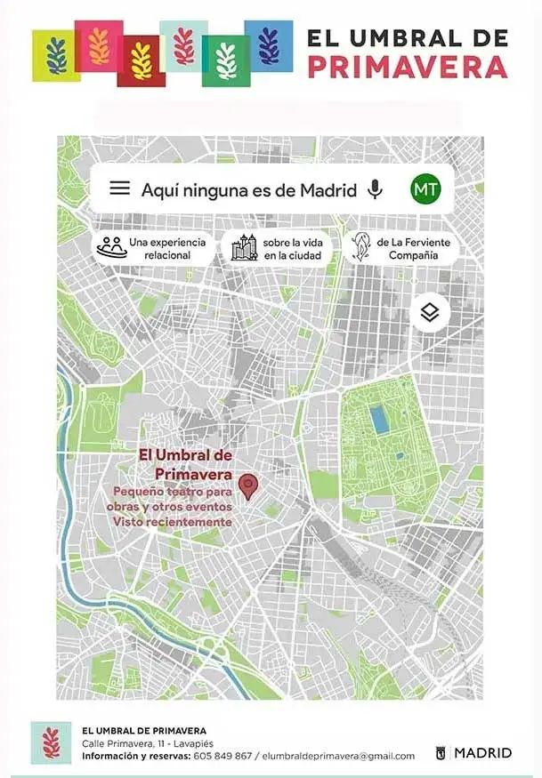 Cartel de Aquí ninguna es de Madrid