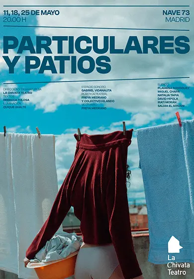 Cartel de Particulares y patios