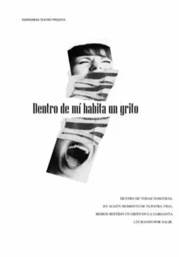 Cartel de Dentro de mí habita un grito