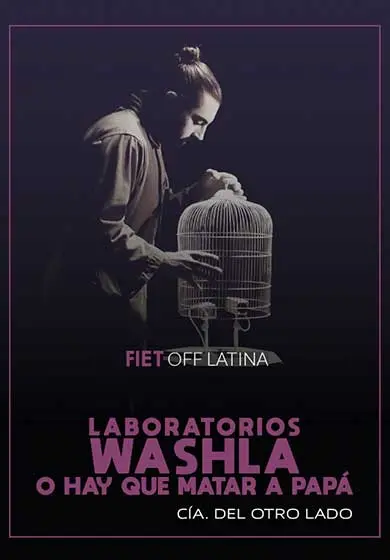 Cartel de Laboratorios Washla o hay que matar a papá