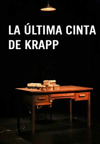Cartel de La última cinta de Krapp