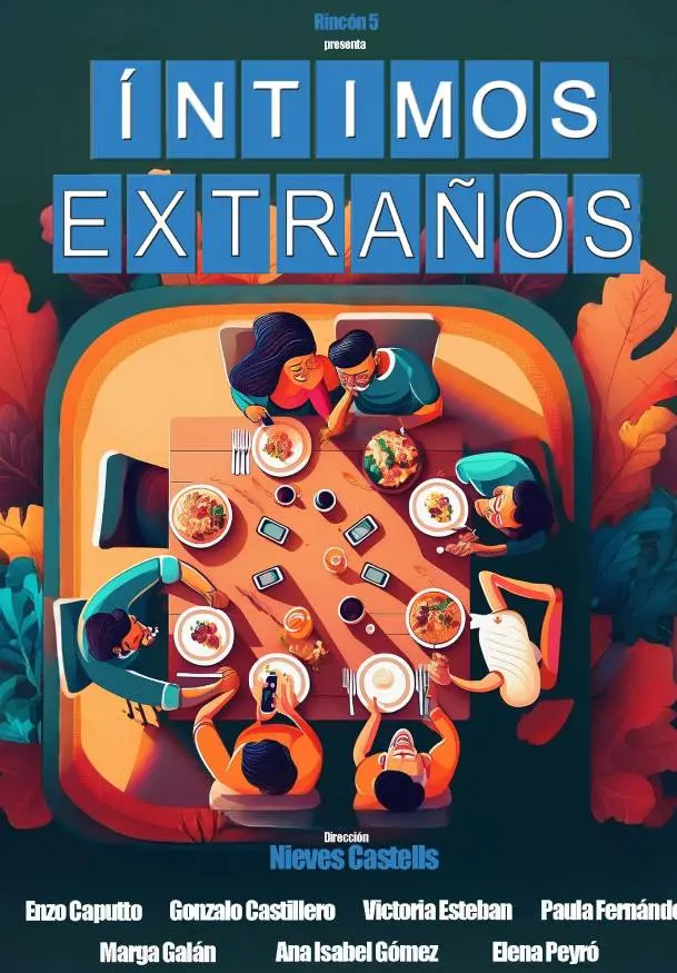 Cartel de Íntimos extraños