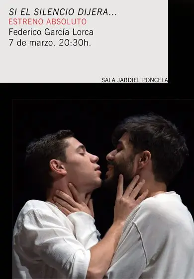 Cartel de Lorca: si el silencio dijera...