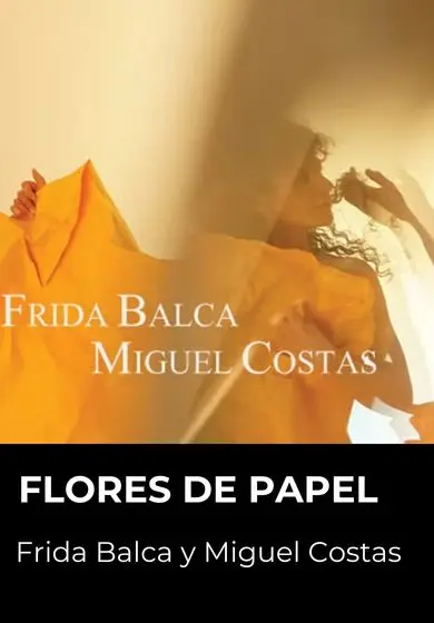 Cartel de Flores de papel