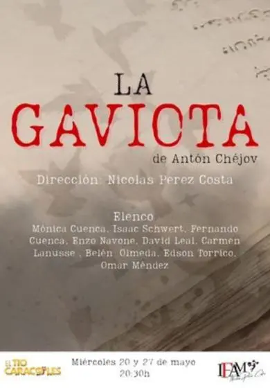 Cartel de La gaviota - Nicolas Perez Costa