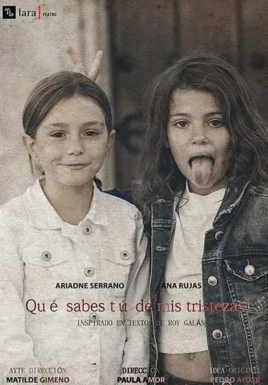 Cartel de ¿Qué sabes tú de mis tristezas?