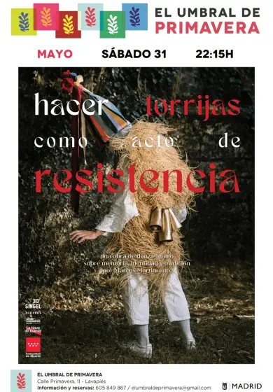 Cartel de Hacer torrijas como acto de resistencia
